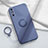 Ultra-thin Silicone Gel Soft Case Cover with Magnetic Finger Ring Stand A05 for Huawei Enjoy 10e