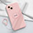 Ultra-thin Silicone Gel Soft Case Cover with Magnetic Finger Ring Stand A06 for Apple iPhone 13