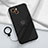 Ultra-thin Silicone Gel Soft Case Cover with Magnetic Finger Ring Stand A06 for Apple iPhone 13 Mini