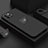 Ultra-thin Silicone Gel Soft Case Cover with Magnetic Finger Ring Stand A07 for Apple iPhone 13 Pro Max Black