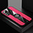 Ultra-thin Silicone Gel Soft Case Cover with Magnetic Finger Ring Stand A07 for Xiaomi Mi 12S 5G Red