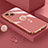 Ultra-thin Silicone Gel Soft Case Cover with Magnetic Finger Ring Stand A08 for Apple iPhone 14
