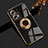 Ultra-thin Silicone Gel Soft Case Cover with Magnetic Finger Ring Stand AN1 for Xiaomi Redmi Note 11T Pro 5G