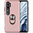 Ultra-thin Silicone Gel Soft Case Cover with Magnetic Finger Ring Stand D04 for Xiaomi Mi Note 10 Pro