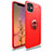 Ultra-thin Silicone Gel Soft Case Cover with Magnetic Finger Ring Stand for Apple iPhone 11 Red