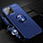 Ultra-thin Silicone Gel Soft Case Cover with Magnetic Finger Ring Stand for Apple iPhone 13 Pro Max
