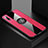 Ultra-thin Silicone Gel Soft Case Cover with Magnetic Finger Ring Stand for Huawei Honor 9X Hot Pink