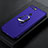 Ultra-thin Silicone Gel Soft Case Cover with Magnetic Finger Ring Stand for Huawei Honor View 20 Blue