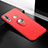 Ultra-thin Silicone Gel Soft Case Cover with Magnetic Finger Ring Stand for Huawei Nova 4 Red