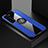 Ultra-thin Silicone Gel Soft Case Cover with Magnetic Finger Ring Stand for Huawei Nova 7 SE 5G Blue