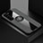 Ultra-thin Silicone Gel Soft Case Cover with Magnetic Finger Ring Stand for Huawei Nova 7 SE 5G Gray