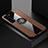 Ultra-thin Silicone Gel Soft Case Cover with Magnetic Finger Ring Stand for Huawei P40 Lite 5G Brown