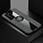 Ultra-thin Silicone Gel Soft Case Cover with Magnetic Finger Ring Stand for Huawei P40 Pro Gray
