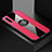 Ultra-thin Silicone Gel Soft Case Cover with Magnetic Finger Ring Stand for Huawei Y9s Hot Pink