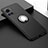 Ultra-thin Silicone Gel Soft Case Cover with Magnetic Finger Ring Stand for Motorola Moto Edge X30 Pro 5G Black