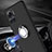 Ultra-thin Silicone Gel Soft Case Cover with Magnetic Finger Ring Stand for Motorola Moto Edge X30 Pro 5G Black
