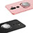 Ultra-thin Silicone Gel Soft Case Cover with Magnetic Finger Ring Stand for Nokia 7 Plus