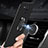 Ultra-thin Silicone Gel Soft Case Cover with Magnetic Finger Ring Stand for Nokia X7
