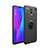 Ultra-thin Silicone Gel Soft Case Cover with Magnetic Finger Ring Stand for OnePlus 7 Black