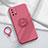 Ultra-thin Silicone Gel Soft Case Cover with Magnetic Finger Ring Stand for OnePlus 8T 5G