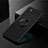 Ultra-thin Silicone Gel Soft Case Cover with Magnetic Finger Ring Stand for OnePlus Nord Black