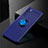 Ultra-thin Silicone Gel Soft Case Cover with Magnetic Finger Ring Stand for OnePlus Nord Blue