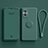 Ultra-thin Silicone Gel Soft Case Cover with Magnetic Finger Ring Stand for OnePlus Nord N20 5G Midnight Green