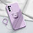 Ultra-thin Silicone Gel Soft Case Cover with Magnetic Finger Ring Stand for Oppo Reno5 Pro 5G