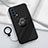 Ultra-thin Silicone Gel Soft Case Cover with Magnetic Finger Ring Stand for Oppo Reno5 Pro 5G