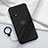 Ultra-thin Silicone Gel Soft Case Cover with Magnetic Finger Ring Stand for Realme X7 5G