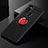 Ultra-thin Silicone Gel Soft Case Cover with Magnetic Finger Ring Stand for Samsung Galaxy A21s