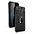 Ultra-thin Silicone Gel Soft Case Cover with Magnetic Finger Ring Stand for Samsung Galaxy A6 Plus