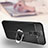 Ultra-thin Silicone Gel Soft Case Cover with Magnetic Finger Ring Stand for Samsung Galaxy A6 Plus