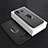 Ultra-thin Silicone Gel Soft Case Cover with Magnetic Finger Ring Stand for Samsung Galaxy A9 Star SM-G8850