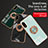 Ultra-thin Silicone Gel Soft Case Cover with Magnetic Finger Ring Stand for Sony Xperia Ace II