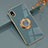 Ultra-thin Silicone Gel Soft Case Cover with Magnetic Finger Ring Stand for Sony Xperia Ace III SOG08