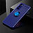 Ultra-thin Silicone Gel Soft Case Cover with Magnetic Finger Ring Stand for Vivo V20 SE