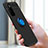 Ultra-thin Silicone Gel Soft Case Cover with Magnetic Finger Ring Stand for Vivo V20 SE