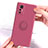 Ultra-thin Silicone Gel Soft Case Cover with Magnetic Finger Ring Stand for Xiaomi Mi 12 Pro 5G