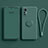 Ultra-thin Silicone Gel Soft Case Cover with Magnetic Finger Ring Stand for Xiaomi Mi 12 Pro 5G Green