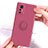 Ultra-thin Silicone Gel Soft Case Cover with Magnetic Finger Ring Stand for Xiaomi Mi 12S Pro 5G