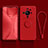 Ultra-thin Silicone Gel Soft Case Cover with Magnetic Finger Ring Stand for Xiaomi Mi 12S Ultra 5G Red