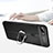 Ultra-thin Silicone Gel Soft Case Cover with Magnetic Finger Ring Stand for Xiaomi Mi 8 Lite