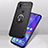 Ultra-thin Silicone Gel Soft Case Cover with Magnetic Finger Ring Stand for Xiaomi Redmi Note 7 Pro