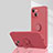 Ultra-thin Silicone Gel Soft Case Cover with Magnetic Finger Ring Stand G01 for Apple iPhone 14