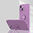 Ultra-thin Silicone Gel Soft Case Cover with Magnetic Finger Ring Stand G01 for Apple iPhone 14