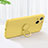 Ultra-thin Silicone Gel Soft Case Cover with Magnetic Finger Ring Stand G02 for Apple iPhone 13 Mini