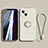 Ultra-thin Silicone Gel Soft Case Cover with Magnetic Finger Ring Stand G02 for Apple iPhone 13 Mini