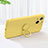 Ultra-thin Silicone Gel Soft Case Cover with Magnetic Finger Ring Stand G02 for Apple iPhone 14 Plus