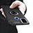 Ultra-thin Silicone Gel Soft Case Cover with Magnetic Finger Ring Stand JM1 for Samsung Galaxy M21